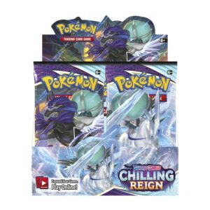 Buy Pokémon TCG: Sword & Shield-Chilling Reign Booster Display Box (36 Packs) only at Bored Game Company.